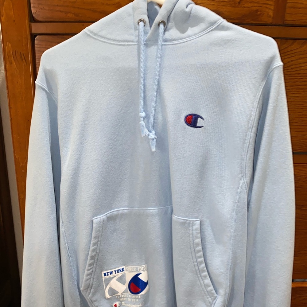 Urban outfitters Light Blue Champion Hoodie